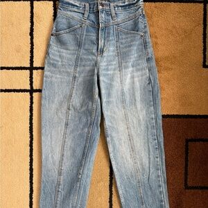 Abercrombie & Fitch Blue Straight Leg Jeans Vintage-Inspired